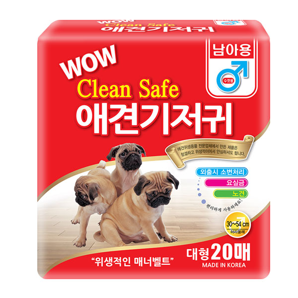 크린세이프애견기저귀 수컷대형 20매 1개