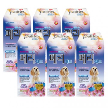 [묶음특가] 페리패드 절약형 100매 6개(40x50cm)