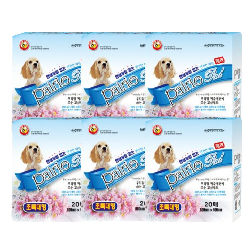 [묶음특가] 초특대형 페리패드 20매 6개(60x90cm)